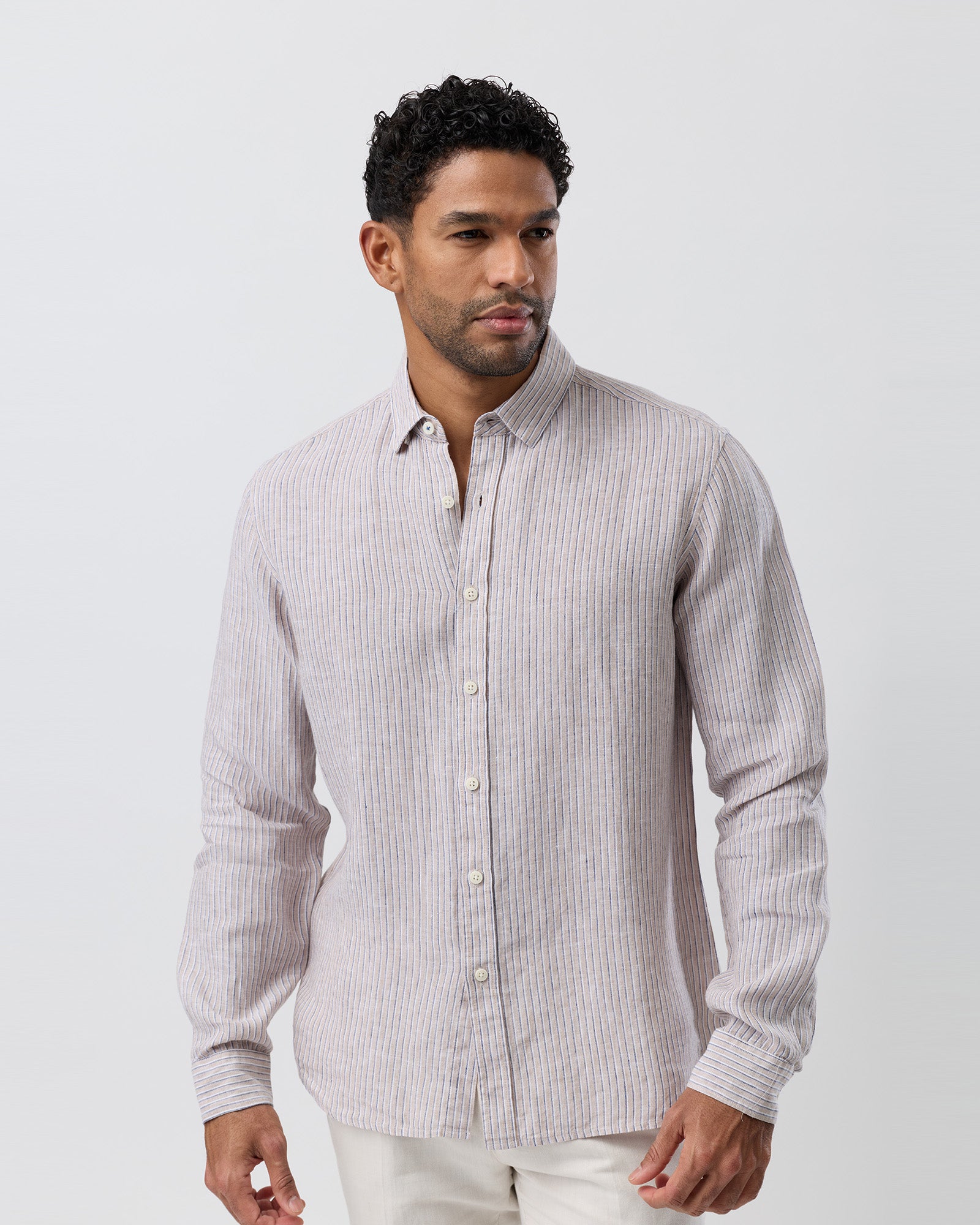 LINEN CASUAL L/S SHIRT