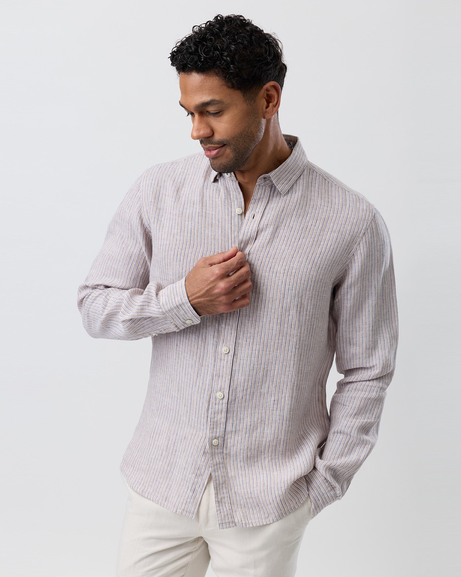 LINEN CASUAL L/S SHIRT