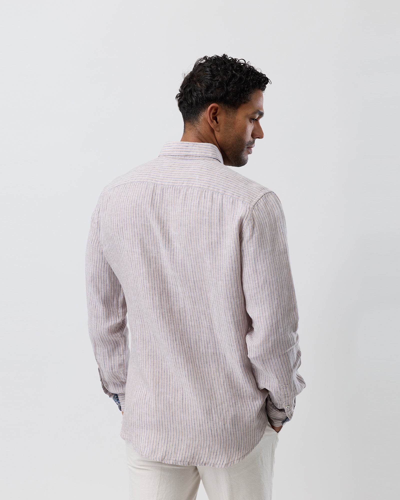 LINEN CASUAL L/S SHIRT