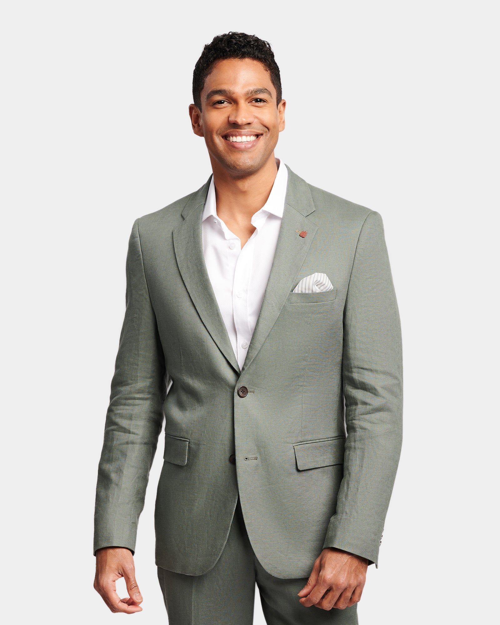 Sleek Linen Blazer