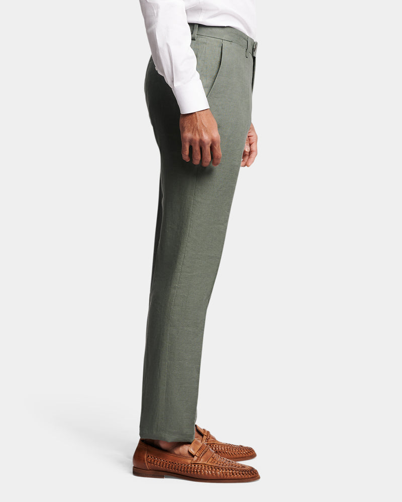 Sleek Linen Trouser