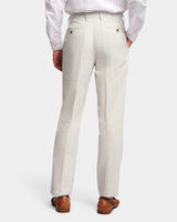 Subtle Check Linen Trouser