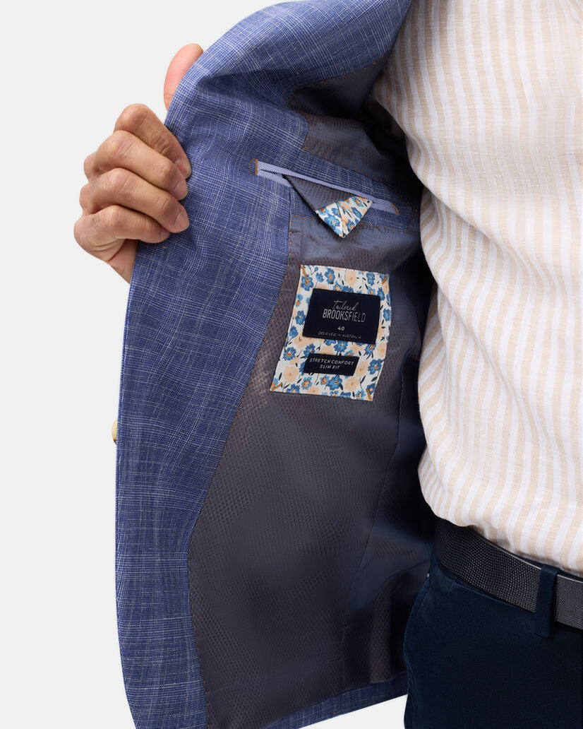 SUBTLE CHECK BLAZER