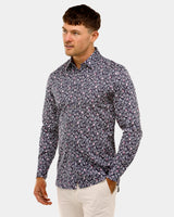 Floral Print Slim Fit Dress Shirt