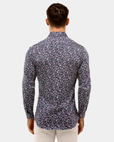 Floral Print Slim Fit Dress Shirt