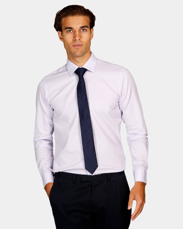 Micro Textured Reg Fit Business Shirt
