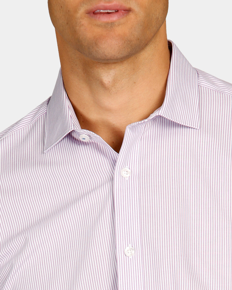 Three Tone Stripe Reg Fit Business Shirt