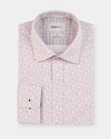 Abstract Print Reg Fit Business Shirt