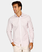 Abstract Print Reg Fit Business Shirt