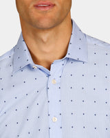 Contrast Dot Slim Fit Dress Shirt