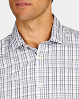 Textured Check Slim Fit Dress Shirt