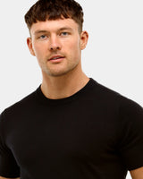 Sleek Crew Neck Knit T-Shirt