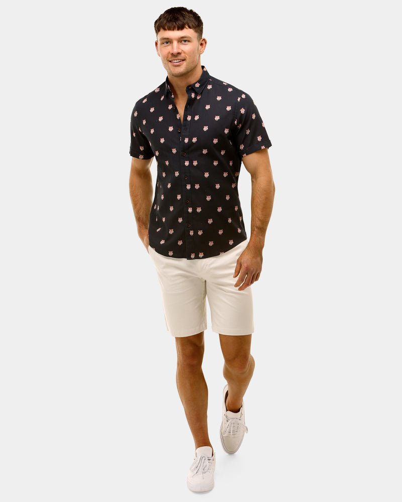 Tiger Print Casual Shirt