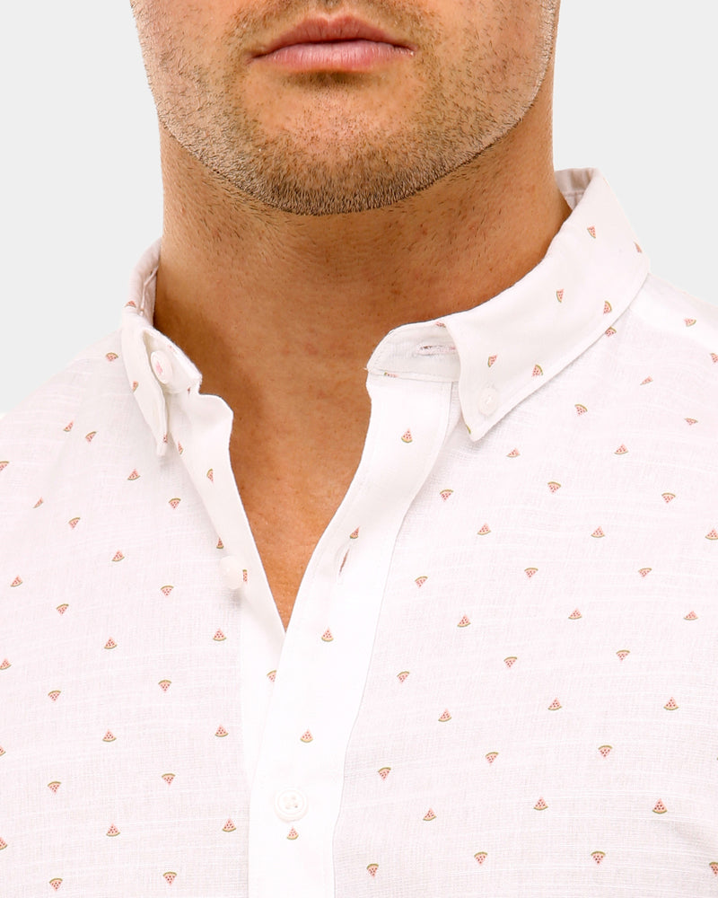 Melon Print Casual Shirt