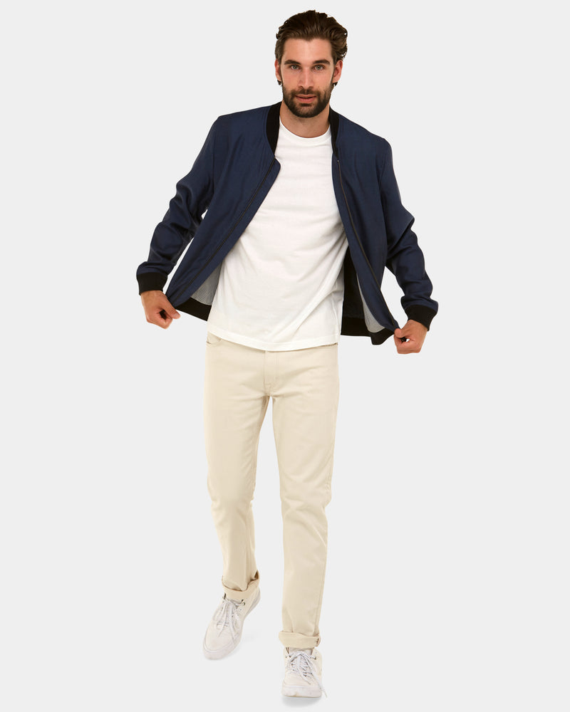 Herringbone Bomber Jacket