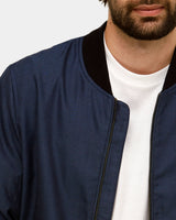 Herringbone Bomber Jacket