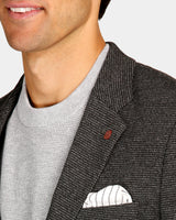 Two-Tone Knit Blazer