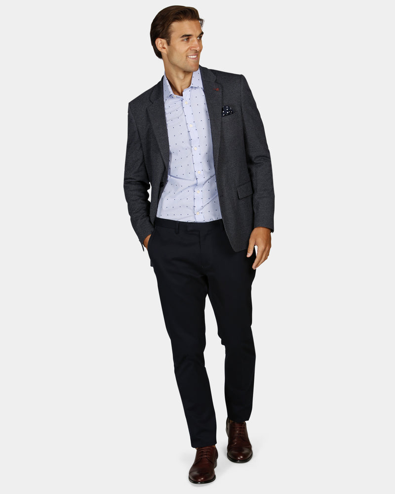 Textured Knit Blazer