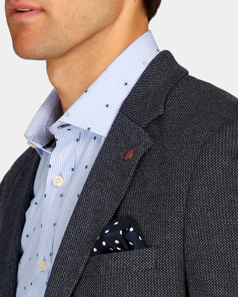 Textured Knit Blazer