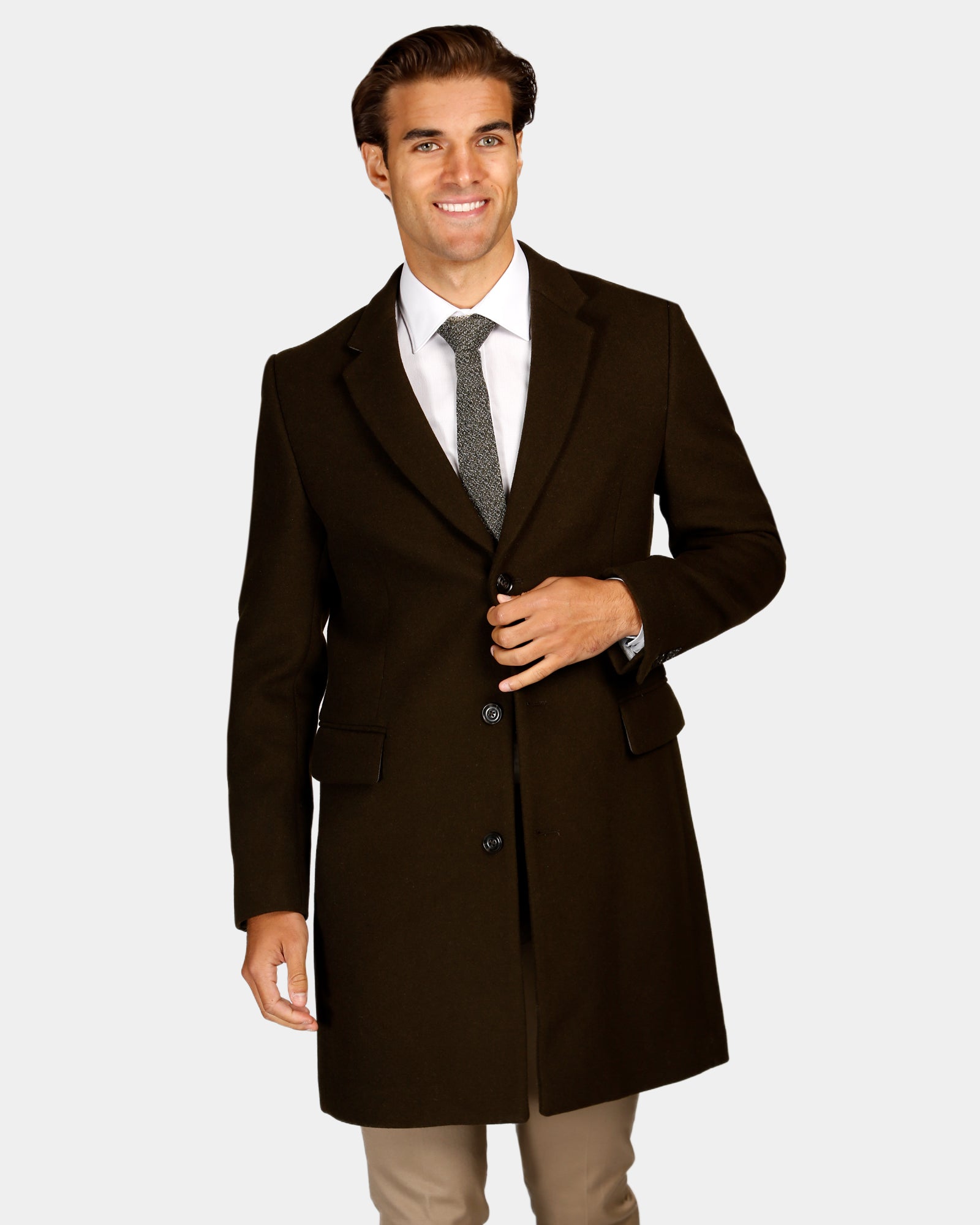 Wool Blend Overcoat