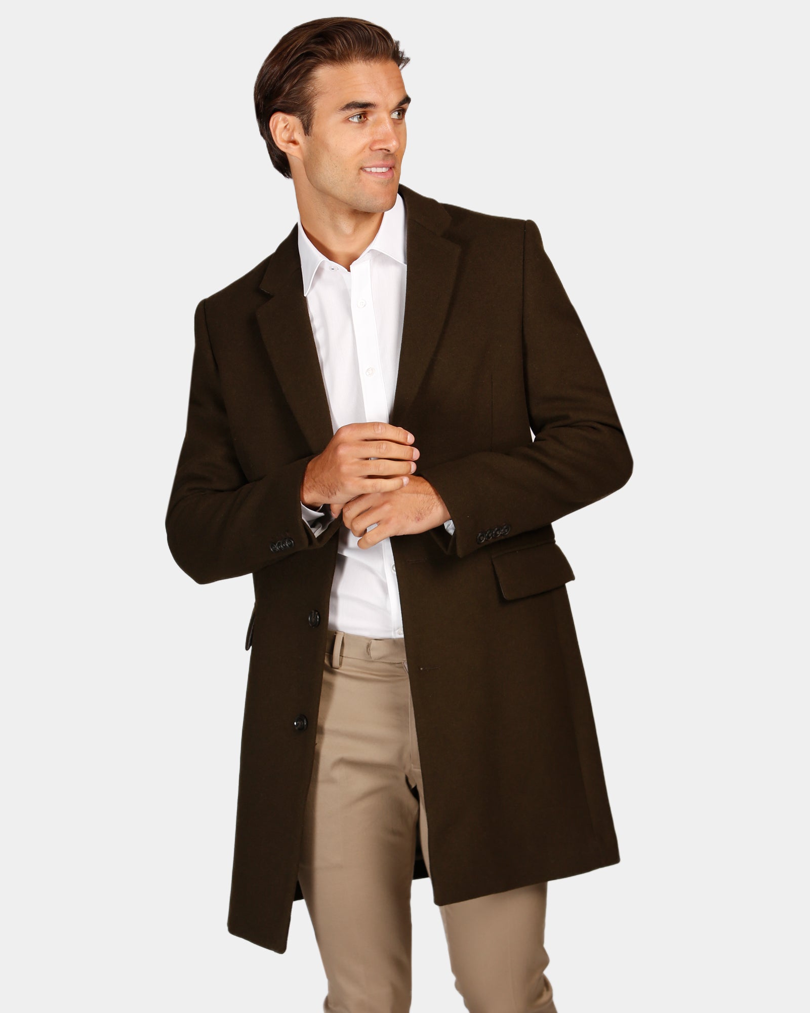 Wool Blend Overcoat
