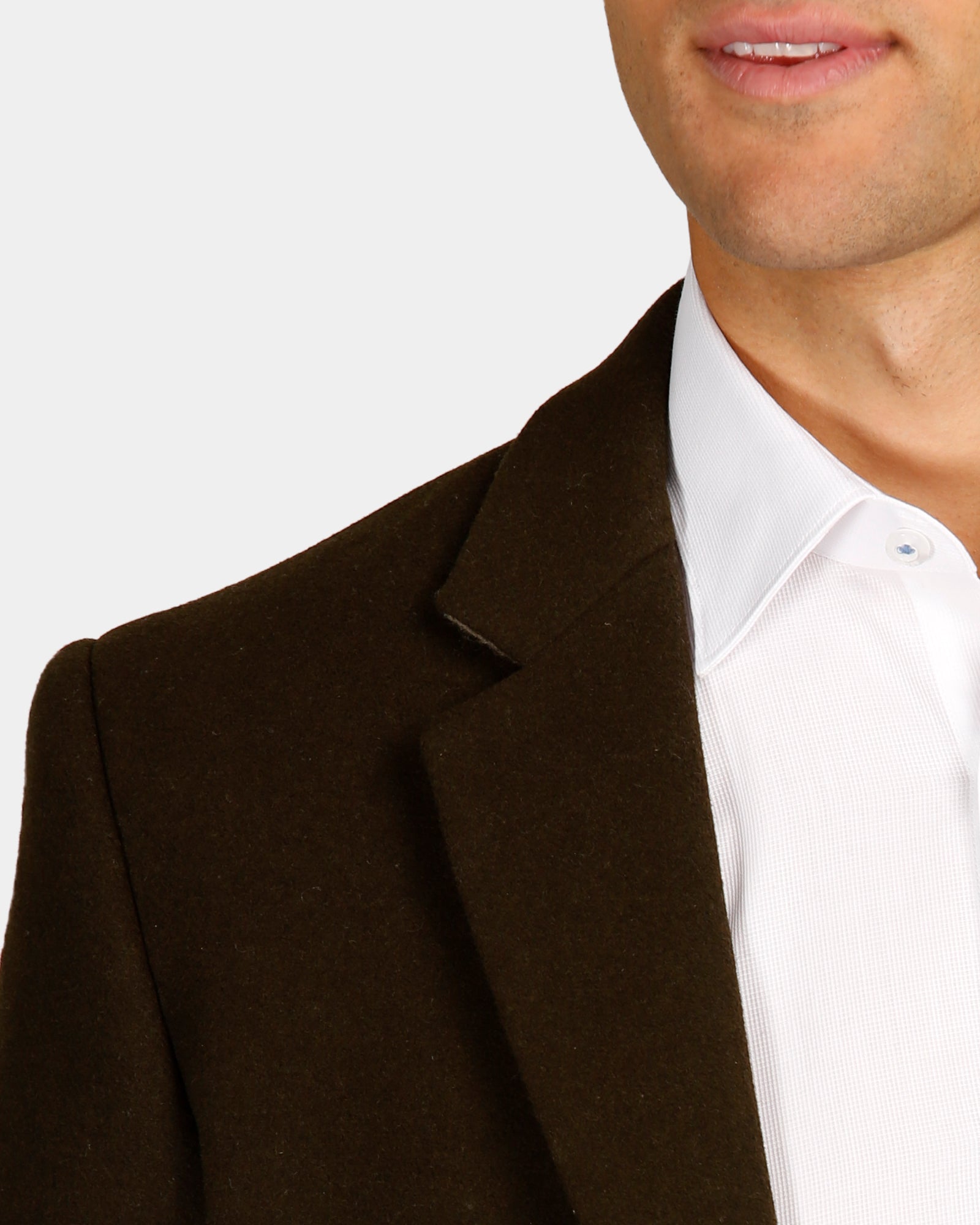 Wool Blend Overcoat