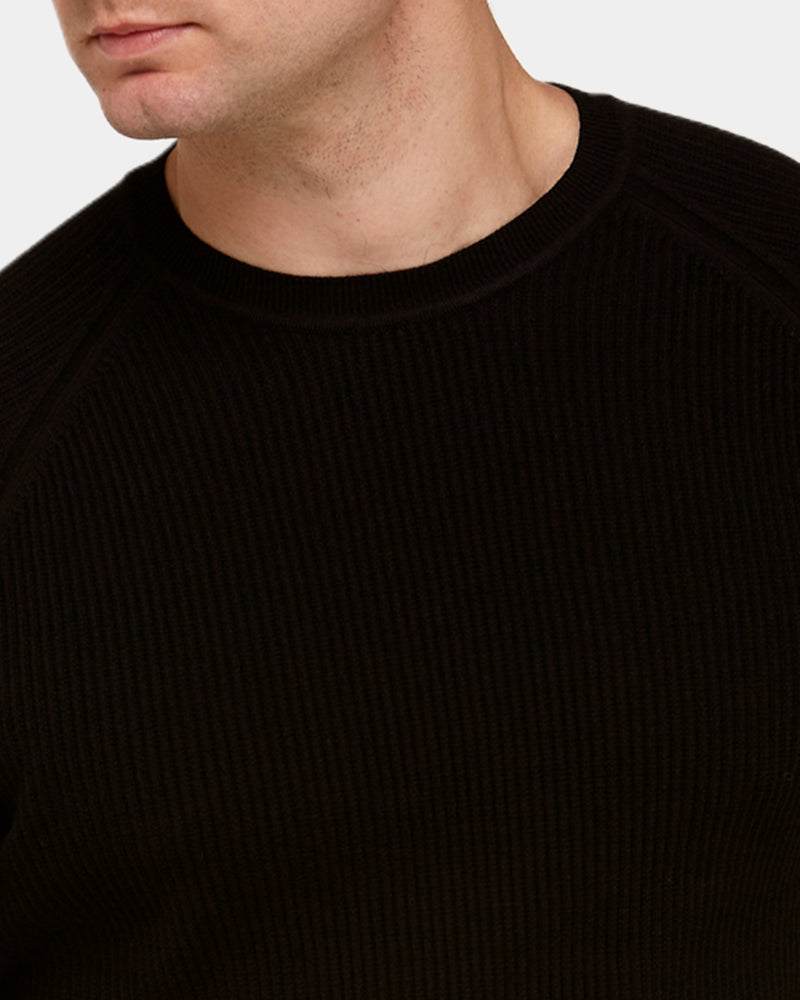 Raglan Sleeve Knit T-Shirt