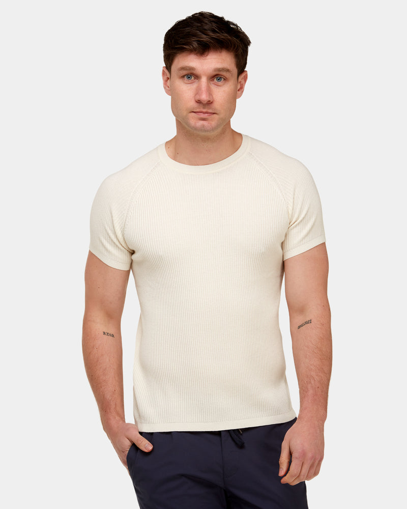 Raglan Sleeve Knit T-Shirt