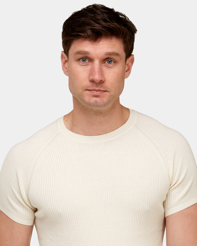 Raglan Sleeve Knit T-Shirt