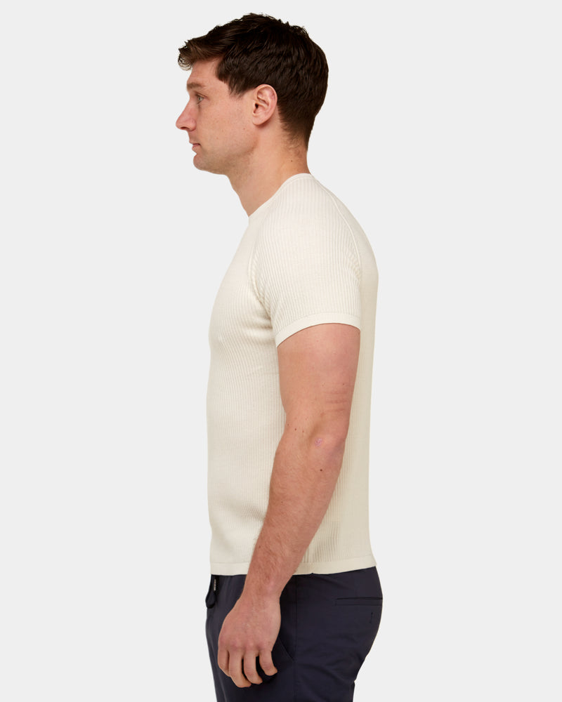 Raglan Sleeve Knit T-Shirt
