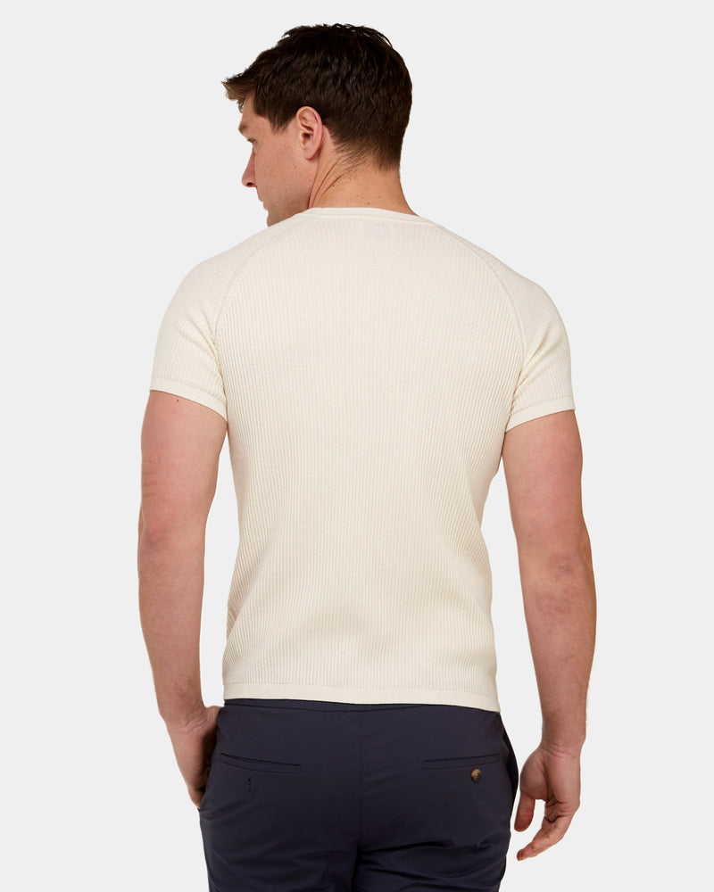Raglan Sleeve Knit T-Shirt