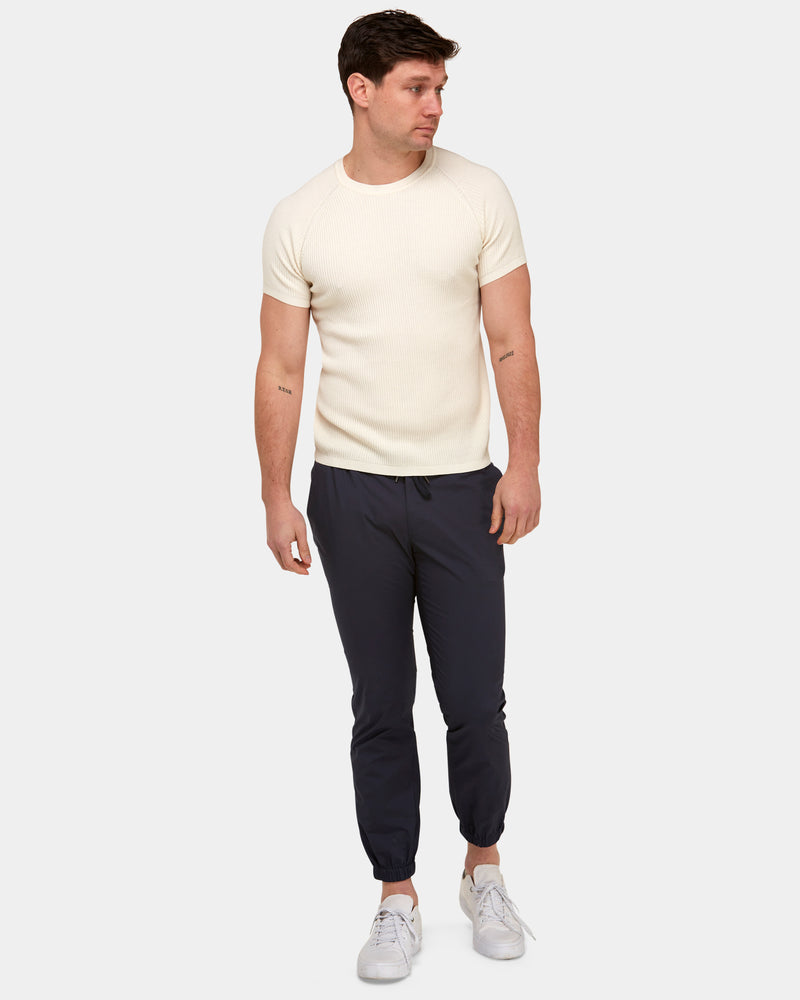 Raglan Sleeve Knit T-Shirt